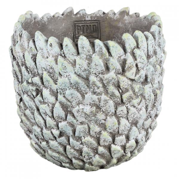 PTMD Blumentopf Storma L grau 17 cm