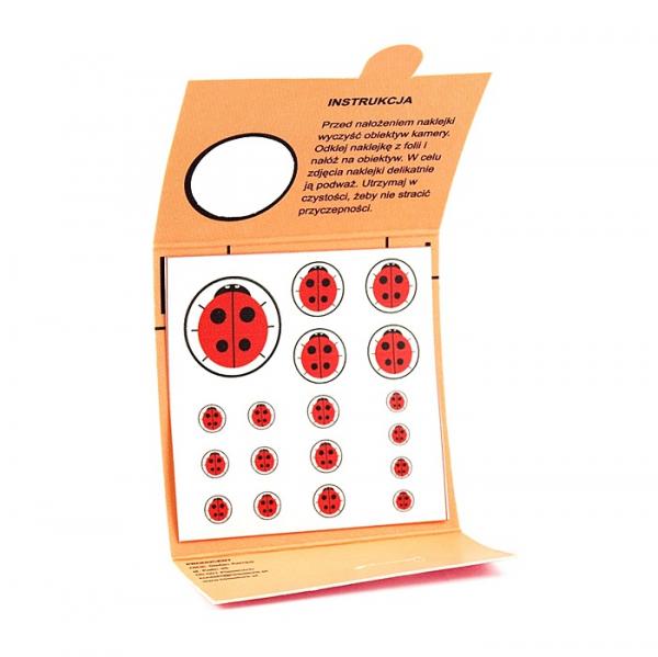 Kamerahülle, Kappe für Kamera, Tablet, Smartphone 18 Stk. - Marienkäfer