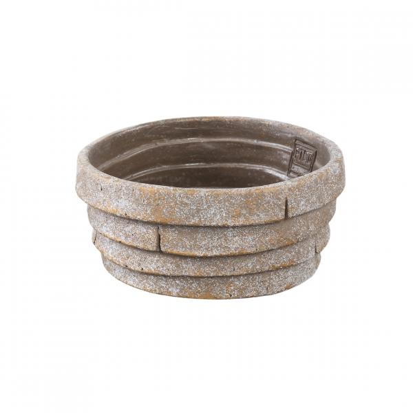 PTMD Blumentopf Shesheena Schale grau S 18 cm