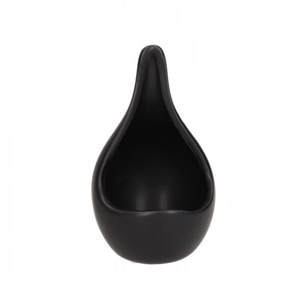 Blumentopf Drop S schwarz 15 cm