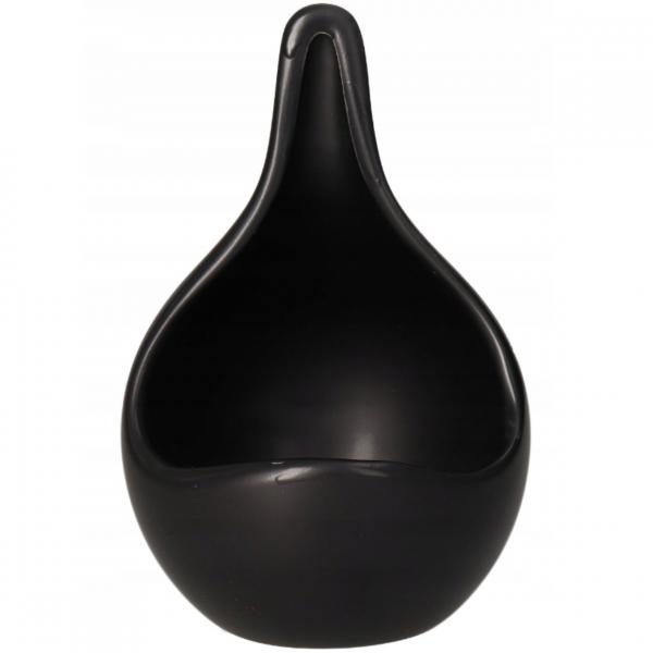 Blumentopf Drop L schwarz 21 cm