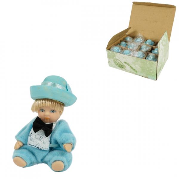 Dekofigur Junge im Anzug handgemachtes Porzellan 7 cm