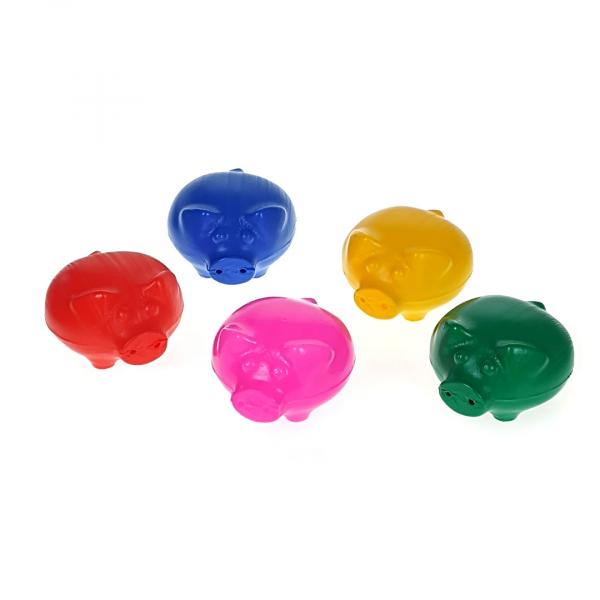 Plastikschwein, Spielzeug, 7 cm, MIX COLOURS
