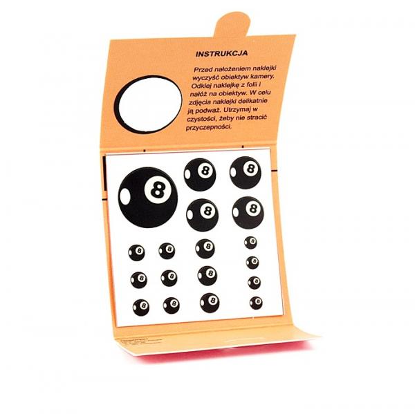 Kamerahülle, Kappe für Kamera, Tablet, Smartphone 18 Stk. - Billardkugel