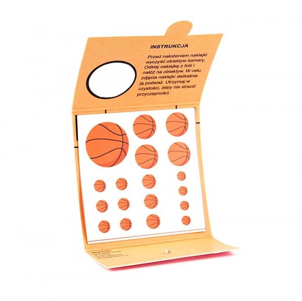 Kamerahülle, Kappe für Kamera, Tablet, Smartphone 18 Stk. - Basketball