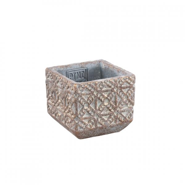 PTMD Blumentopf Jenah braun XXS 9 cm