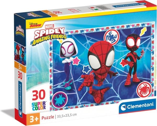 30 Teile Puzzle Supercolor - Spidey und seine Freunde