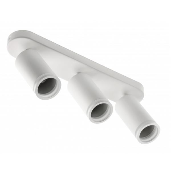 SOLIS Deckenleuchte, Aluminium, 55x100mm, IP20, 3*GU10, max. 50W, max. 250V, 50/60Hz, weiß