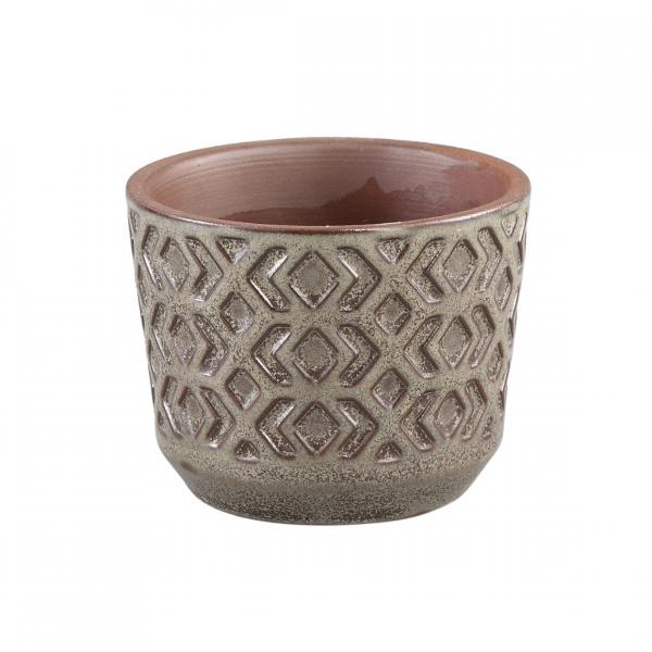 PTMD Blumentopf Pella XS braun 7,5 cm