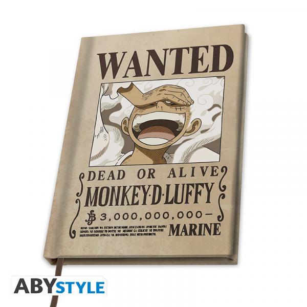 ONE PIECE - A5 Notebook "Wanted Luffy Wano" 