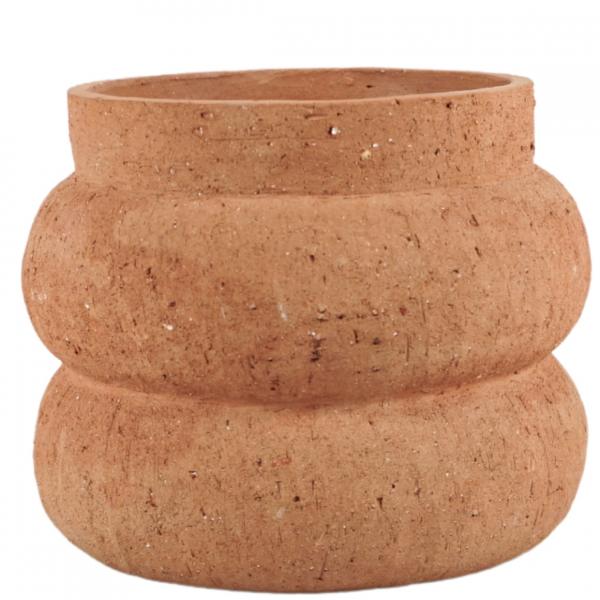 Blumentopf Bubble rostfarbig 25 cm