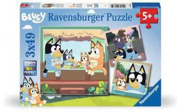 Blueys Abenteuer - Puzzle 3x49 Teile