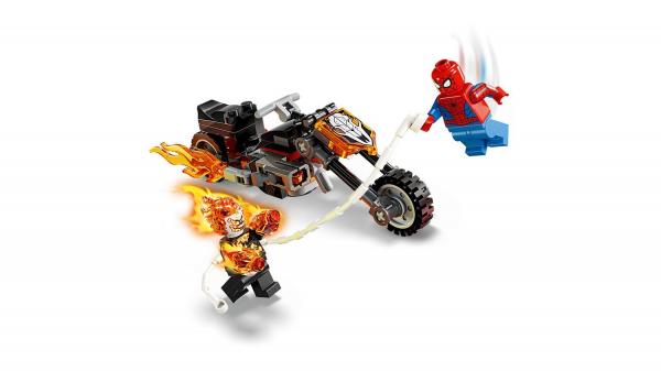 Lego® Jungen Marvel Super Heroes™ - Spider-Man Vs. Ghost Rider Auf Seinem Motorrad (72 Teile)