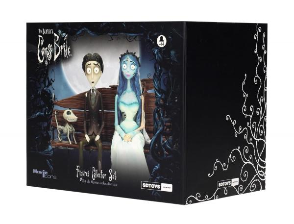 Sd Toys Corpse Bride - Braut Cadaver, Victor Van Dort Und Emily Set - Sammelfigur