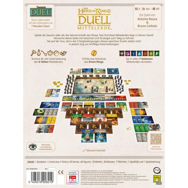 Repos Production Srl Der Herr Der Ringe: Duell Um Mittelerde - Strategiespiel