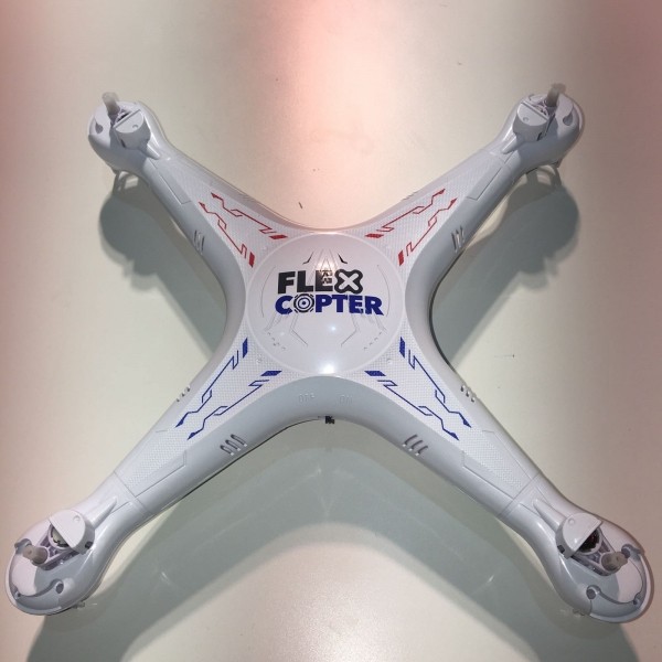 Flexcopter FX6 Quadrocopter Ersatzteil Oberschale mit Logo