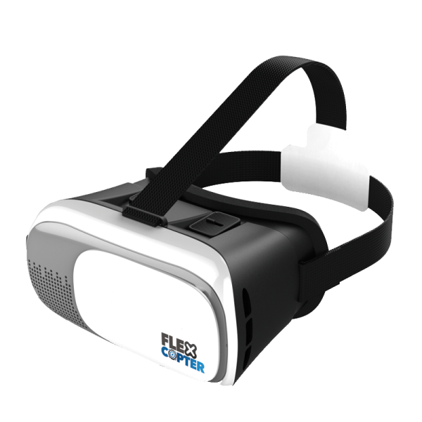 VR-Brille - schauen aus der Vogelperspektive.