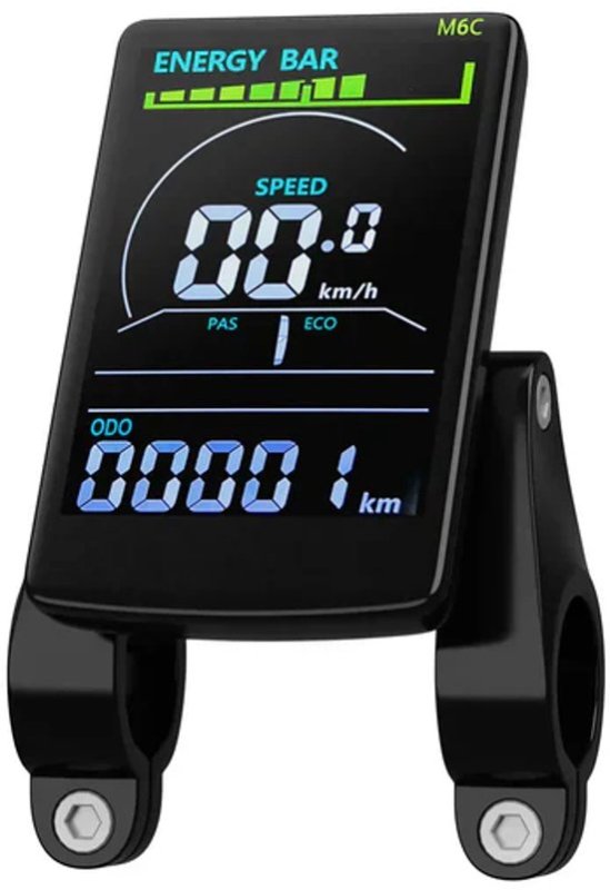 TradeFix M6C Fatbike Display - Kleurenscherm - 5-Pin - Prestaties Geoptimaliseerd - USB-ingang