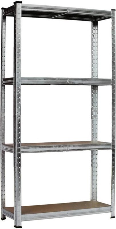 Benson Benson Ruime stellingkast - verstelbare planken - stevig metalen frame - 160x80x40 cm