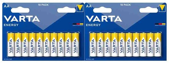 Varta Varta Energy AA Blister - 2 x 10 stuks - Voordeelverpakking
