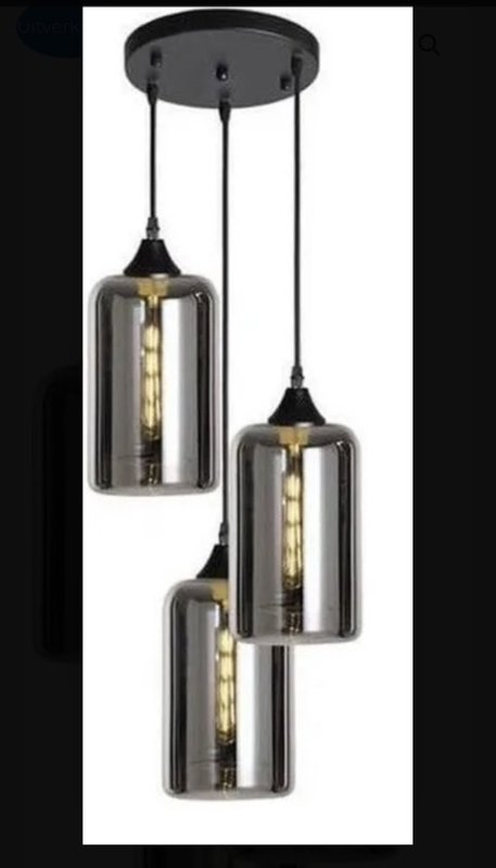 TradeFix Hanglamp smoke eric kuster stijl cilinder vormig 3 lichts 2025 model