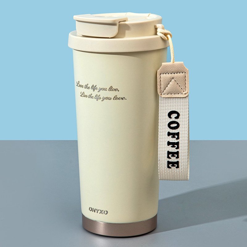 Onyxo Onyxo RVS Koffiebeker 500 ml – Beige