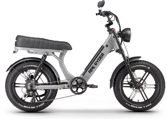 Ape Ryder Ape Ryder MD10 Premium Elektrische Fatbike 250W / 48V / 14.5AH / 20Inch Antrasit Grijs