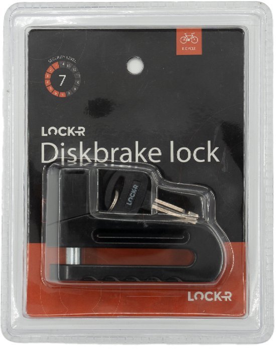 LOCK-R LOCK-R - Schijfremslot - Scooterslot - Fietsslot - Hangslot