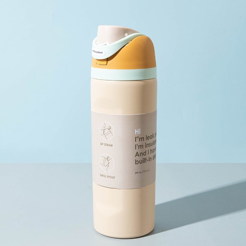 Onyxo Onyxo RVS Drinkfles 560 ml – Beige