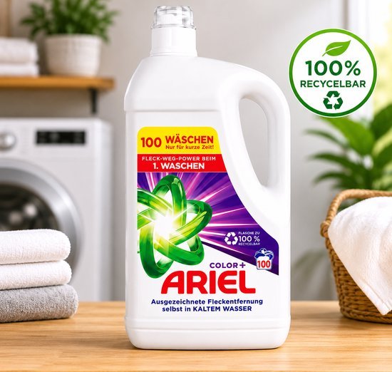 Ariel Ariel Professional Color Vloeibaar Wasmiddel - 5 Liter fles - 100 Wasbeurten - Voordeelverpakking
