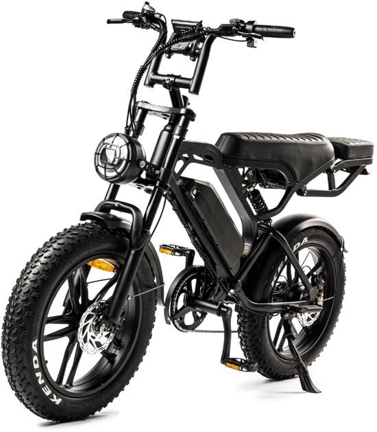 TradeFix V20 Pro 2025 Elektrische Fatbike 250W – 48V 15Ah – Zwart