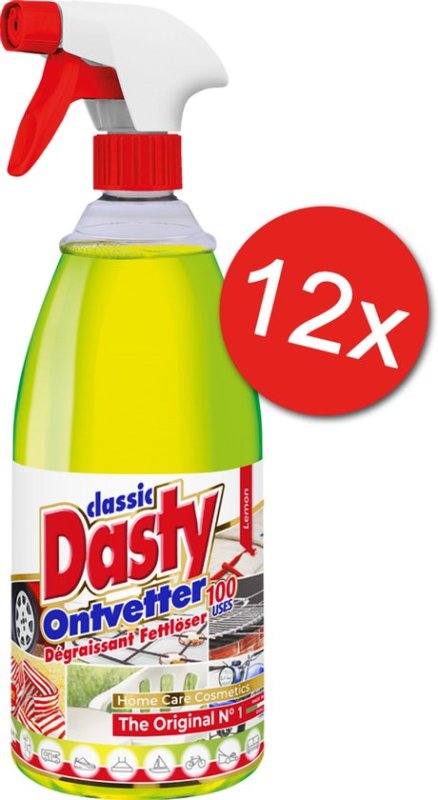 Dasty Dasty Ontvetter 12stuks. Spuitflacon VOORDEELPACK (12 x 1000ml)