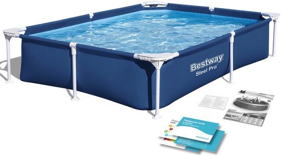 Bestway Bestway Steel Pro Zwembad - 221x150x43 cm
