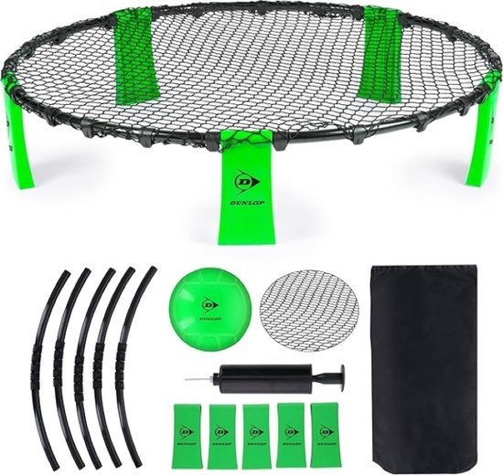 Dunlop Dunlop - Spyderball - 1 x Net, 5 x Frame-onderdelen, 5 x Poten, 1 x Bal, 1 x Pomp, 1 x Opbergtas