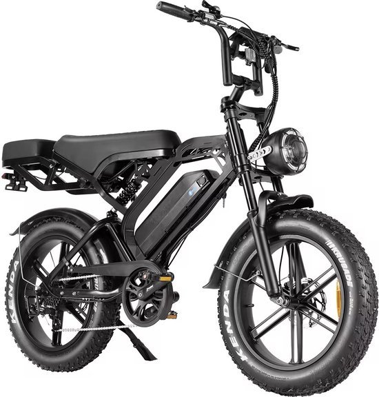 TradeFix V20 Pro Fatbike - Hydraulische Remmen - Alarmsysteem + Achterzitje + Telefoonhouder + Voetsteuntjes - 250W - 7 versnellingen