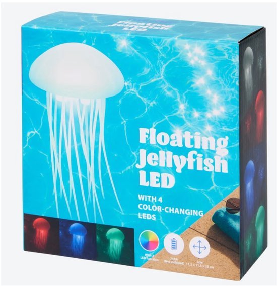 Jelly Jelly Fish Light Lamp USB oplaadbaar sensorisch met 2 modi LED drijvende kwallen licht met dansende tentakels tafellampen voor thuiskantoor decor Halloween decoratie