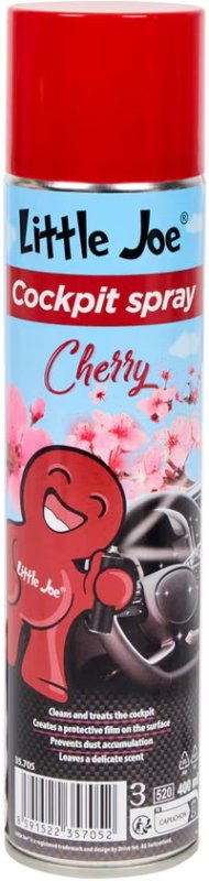 Little Little Joe Cockpit Spray Cherry 400ml – Auto Interieur Reiniger & Luchtverfrisser
