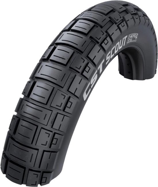 Ouxi Fatbike Buitenband CST Scout 20-4.00 (100-406) zwart voor RKS / Super73 / OUXI / ESMASTER / Troy / Bohlt / Volta / La Souris / BAD / MOMA / HAPPYRUN G50 / CMACEWHEEL Y20 / Don Souris
