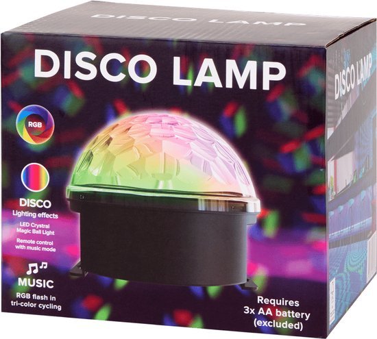 Eurodomest Eurodomest - Disco Lamp - 16 cm - Met Afstandsbediening