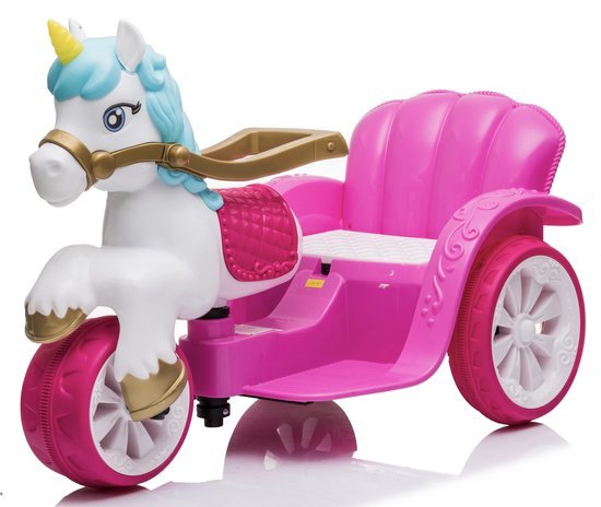 Kiddocruiser Kiddocruiser Elektrische paard met wagen - Accu voertuig voor kind 1-6 jaar