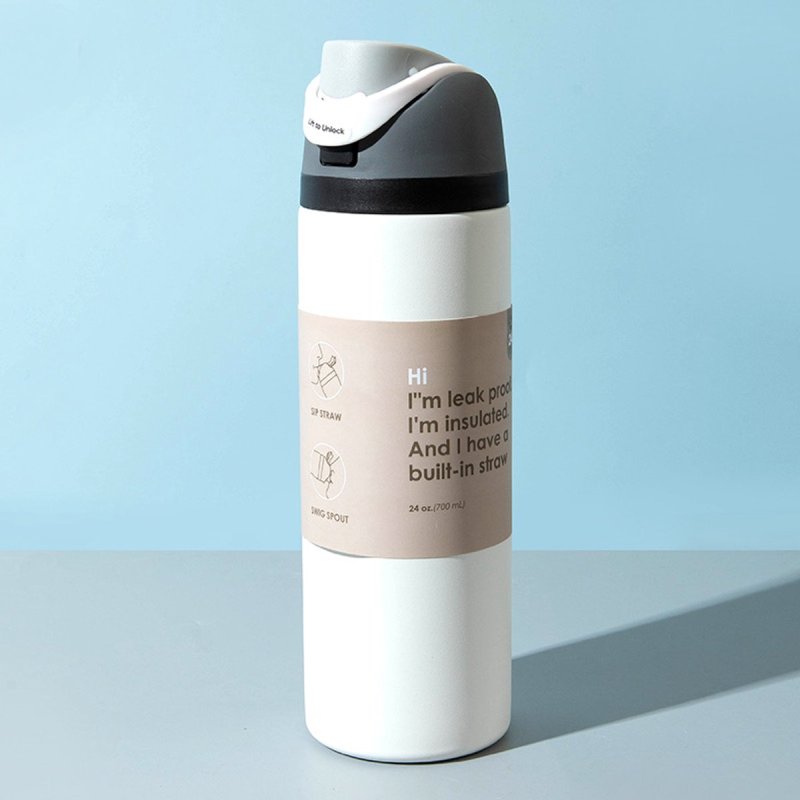 Onyxo Onyxo RVS Drinkfles 700 ml – Wit
