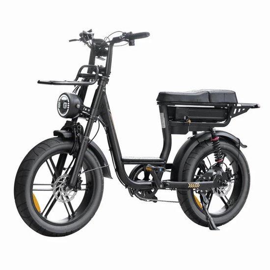QmWheel QmWheel V20 Comfort Fatbike - dubbele vering - 250W motor - 48V 15Ah accu