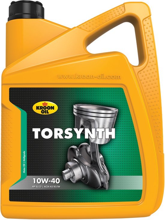 Kroon-Oil Kroon-Oil Torsynth - 10W-40 Motorolie - Brandstofbesparend - 5 Liter - Universeel