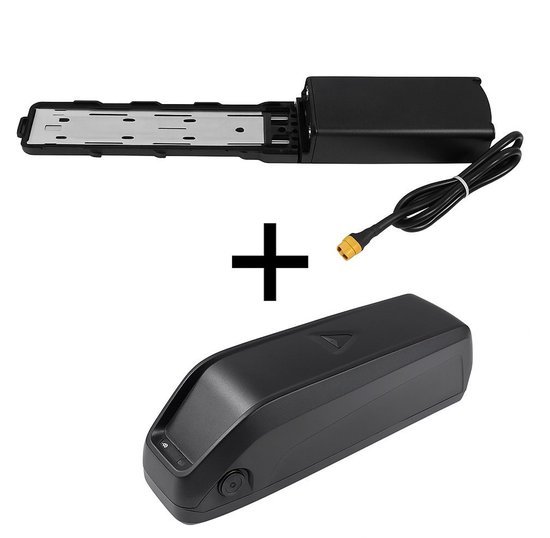 Ouxi Originele Fatbike Accu 48V 15Ah met Accuhouder | Voor OUXI V2.0 / V3.0 / H9 | 4-Pins Aansluiting | Lithium-Ion