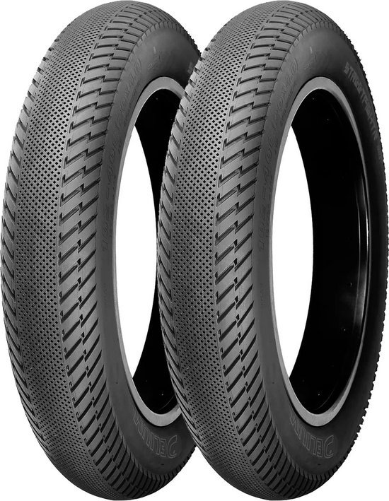 Ouxi Set 2stuks URBAN CITY STREETFIGHTER 20” FatBike Buitenbanden 20 x 4.0 inch ERTRO 100-406 20x4.0 Fat bike banden 20inch - Ouxi – Knaap – Phatfour – Super73 - Zwart