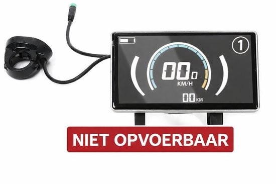Ouxi OUXI C80 V8 Display Scherm - 48V - max 25km per uur - 22 mm beugeldiameter