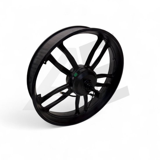 Ouxi Velg met Motor Ouxi C80 V8, H9 Nieuw Model met Zwarte Kabel Rechterzijde