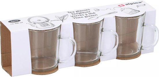 Theeglas Theeglas 200ml 3pc