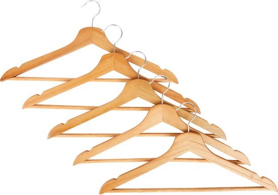 TradeFix Luxe Houten kledinghangers - 15 stuks