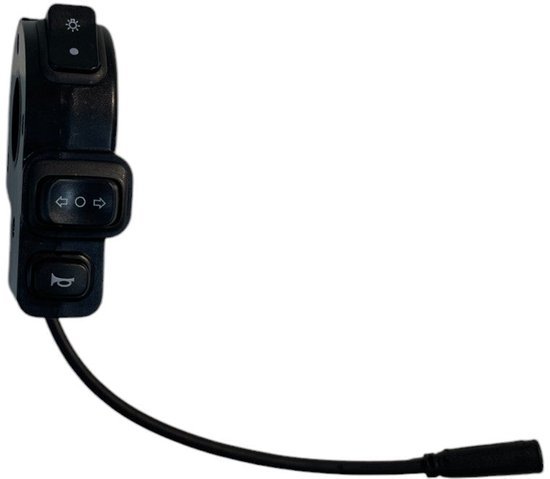 QmWheel Stuurknopjes Fatbike QmWheel V20 - Links - Schakelaar - Toeter - Verlichting - Knipperlichten